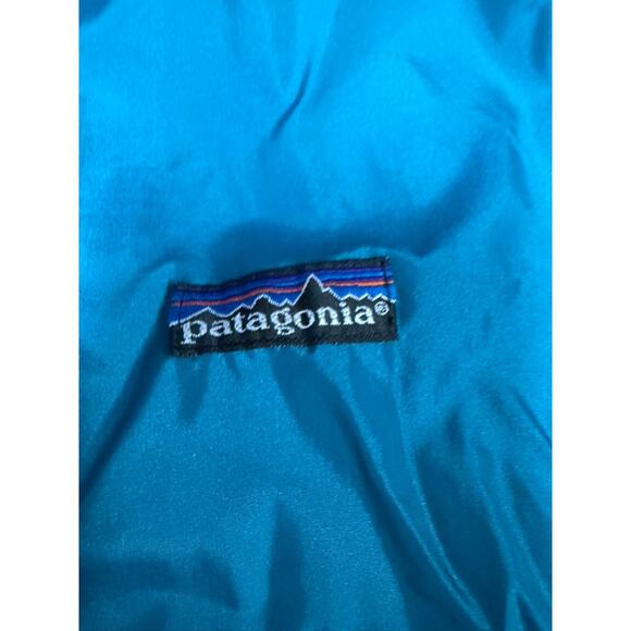 "PATAGONIA" KIDS VTG Jacket Zip Up Zip Pockets  90's Kids Unisex Ski Blue/Green - Picture 3 of 13